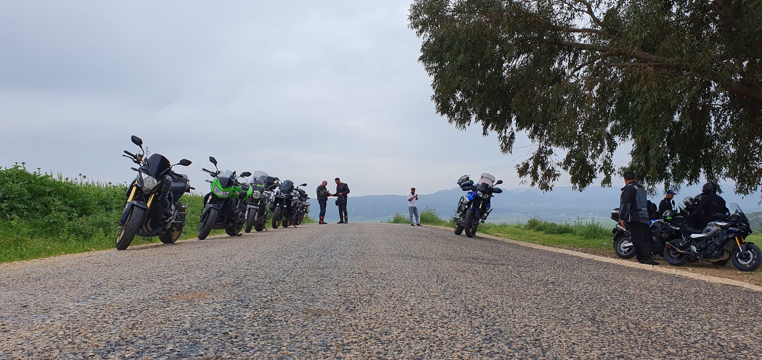 circuit moto dans le nord de la Tunisie