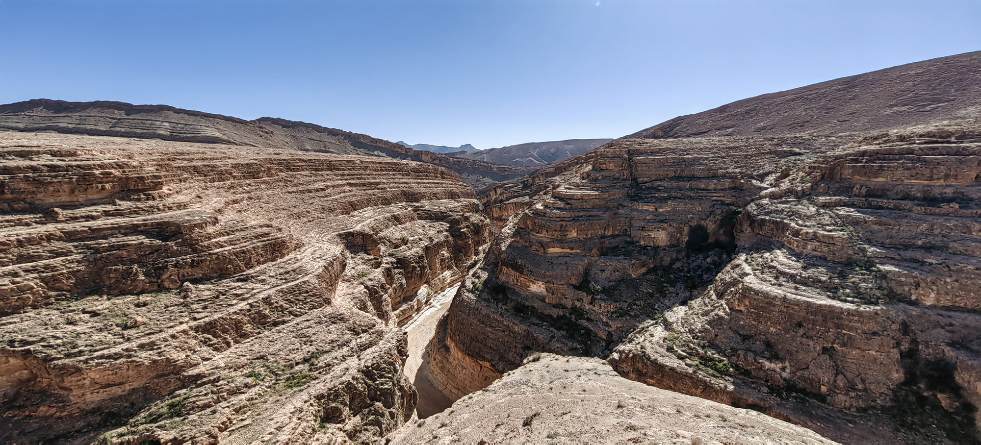 Canyon à moto dans le sud tunisien